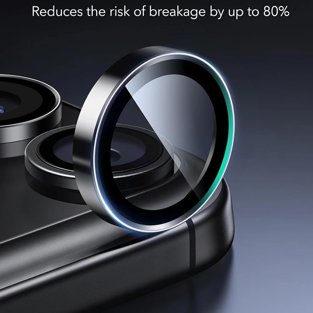 1-3Sets Camera Lens Protector for IPhone 17 Pro Max Air Ultra-tough HD Individual Metal Tempered Glass Camera Films Lens Cover - Image 4