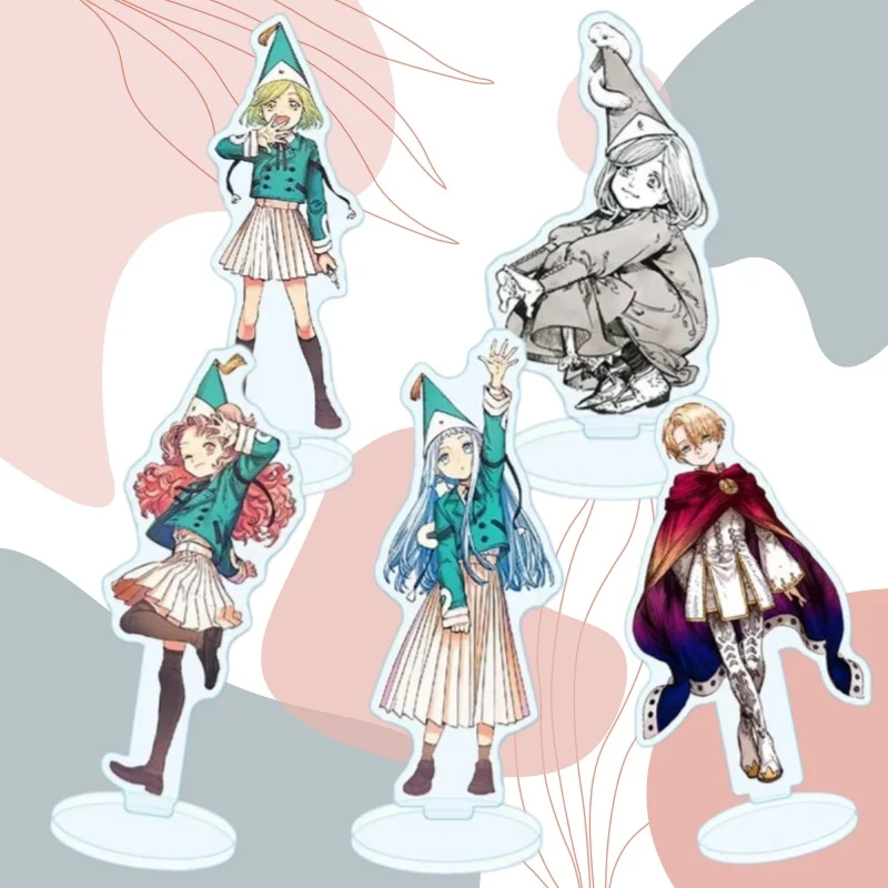 Stylish Anime Desk Acrylic Standee for Witch Hat Atelier Agott Tetia Qifrey Coco Fine Printed Collectible Room Decoration Gifts