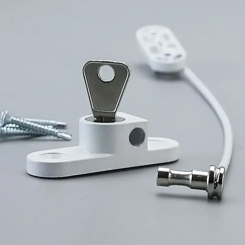 1 مجموعة الفولاذ المقاوم للصدأ نافذة قفل الأطفال سلامة قفل ارتفاع سقوط حماية دفع سحب سدادة مكافحة سرقة نافذة قفل