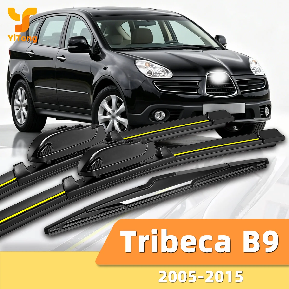 

Yitong Suitable For Subaru Tribeca B9 2005-2015 Front And Rear Windshield Wipers Durable Accessories For Car Windshields 2012