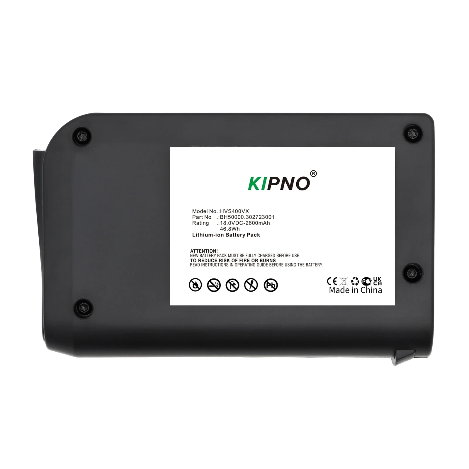 KIPNO Vacuum Battery For Hoover 302723001 BH50000 BH50010 BH50015 Platinum Collection LINX Cordless Handheld Platinum Stick LINX