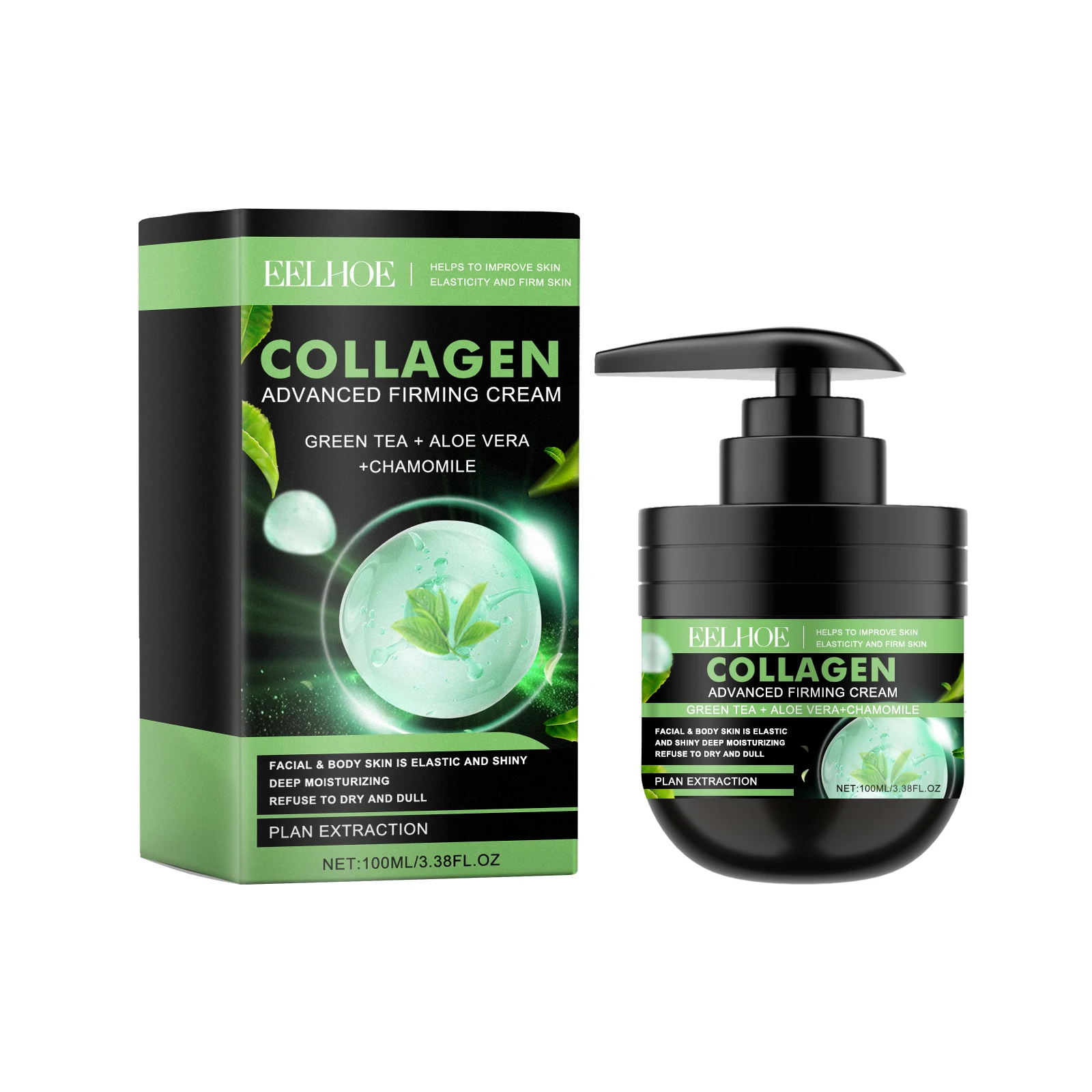 Collagen Firming Body Cream, Body Moisturizing Improves Drying Rough Soft Smooth Firming Cream 100ml
