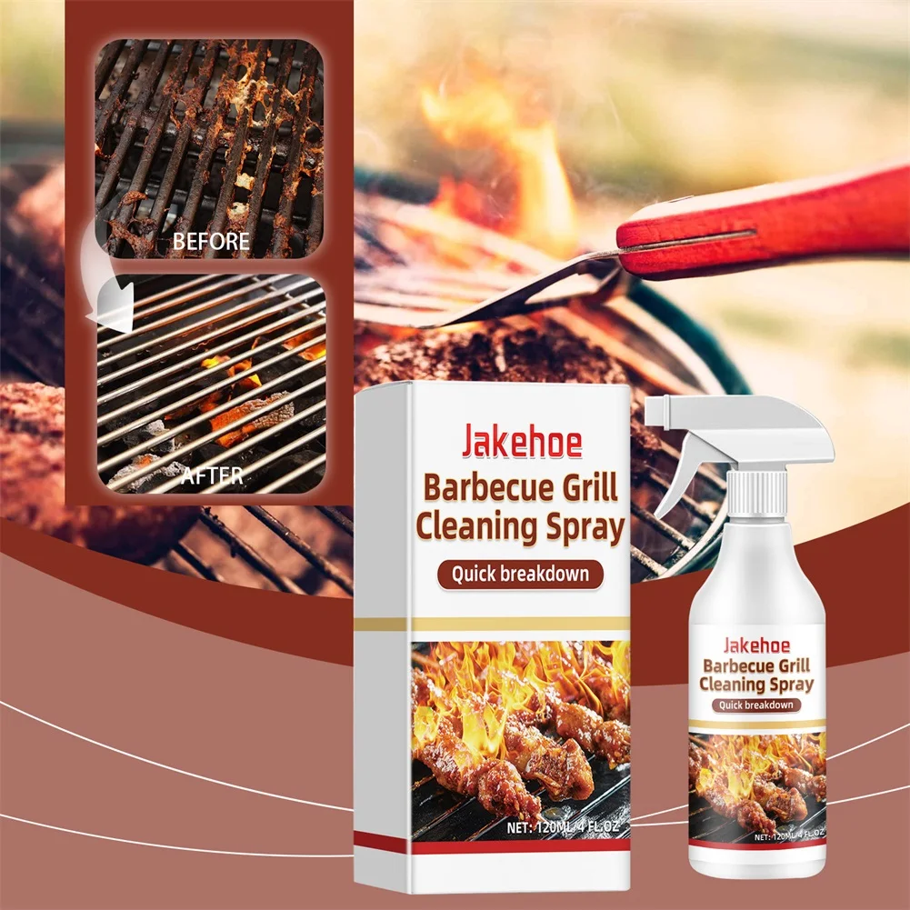 Fast Acting Grills Grate Cleaner Heavy Duty Degreaser For Cookware Quickly Loosens Burnt Grease