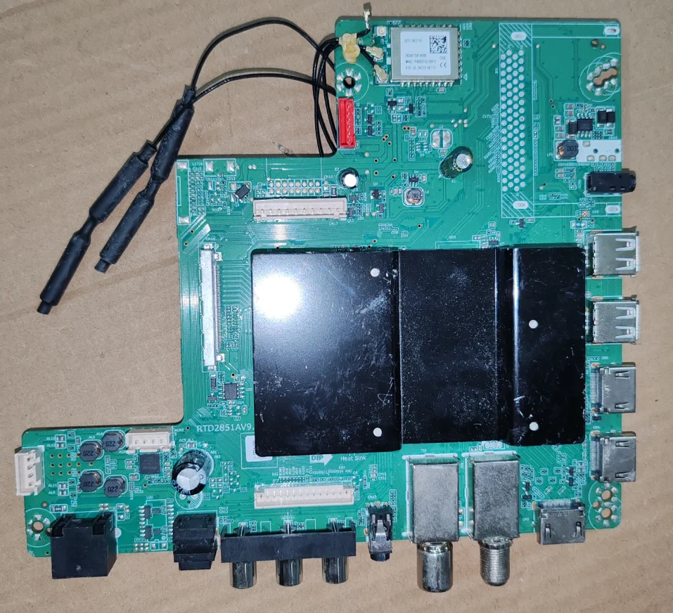 

RTD2851AV9.2 4K WiFi intelligent network motherboard physical photo tested well