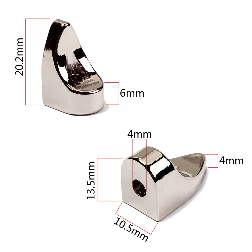 

4Pcs Banjo Bracket Foot Support Zinc Alloy Vintage Style Thick Rim Banjo Replacement Parts Durable Classic Design