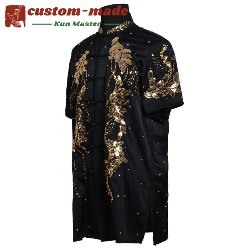 Custom Martial Arts Uniform Kung Fu Suit with Dragon Embroidery Southern Fist Long Fist Reinforced for KungFu Forms Competition
