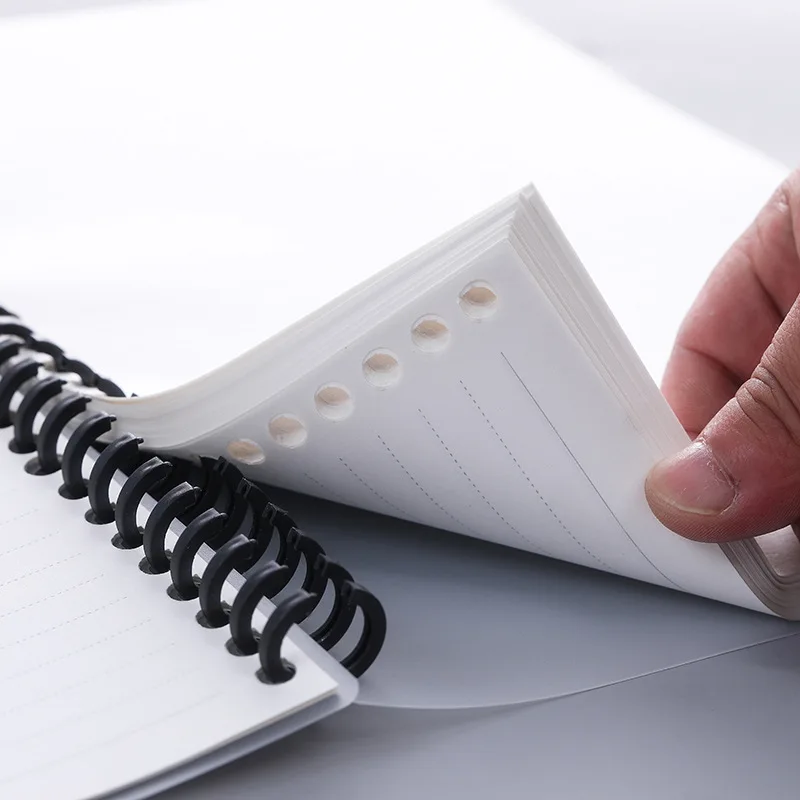Detachable Plastic 30 Holes Loose-leaf Paper Book Circles Ring Scrapbook Album Binder Spiral A4 A5 B5 Notebook Binding Clips