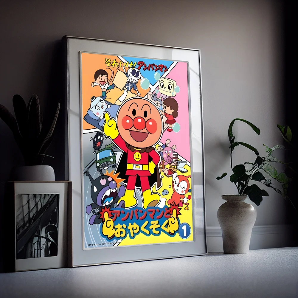 Anime A-Anpanman Classic Vintage Posters HD Quality Wall Art Retro Posters for Home Room Wall Decor