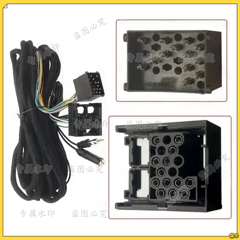 

Адаптер-переходник для автомагнитолы A30P, кабель питания для BMW 3 серии E46, 5 серии E39, X5 E53, 1998-2007 гг.