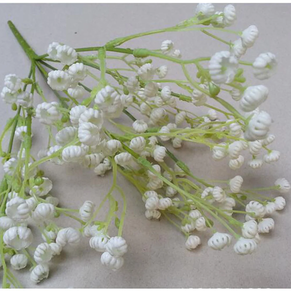 

6pcs Lifelike Artificial Gypsophila Decorative 'S Breath For Wedding Party Home Office Diy Floral Arrangement