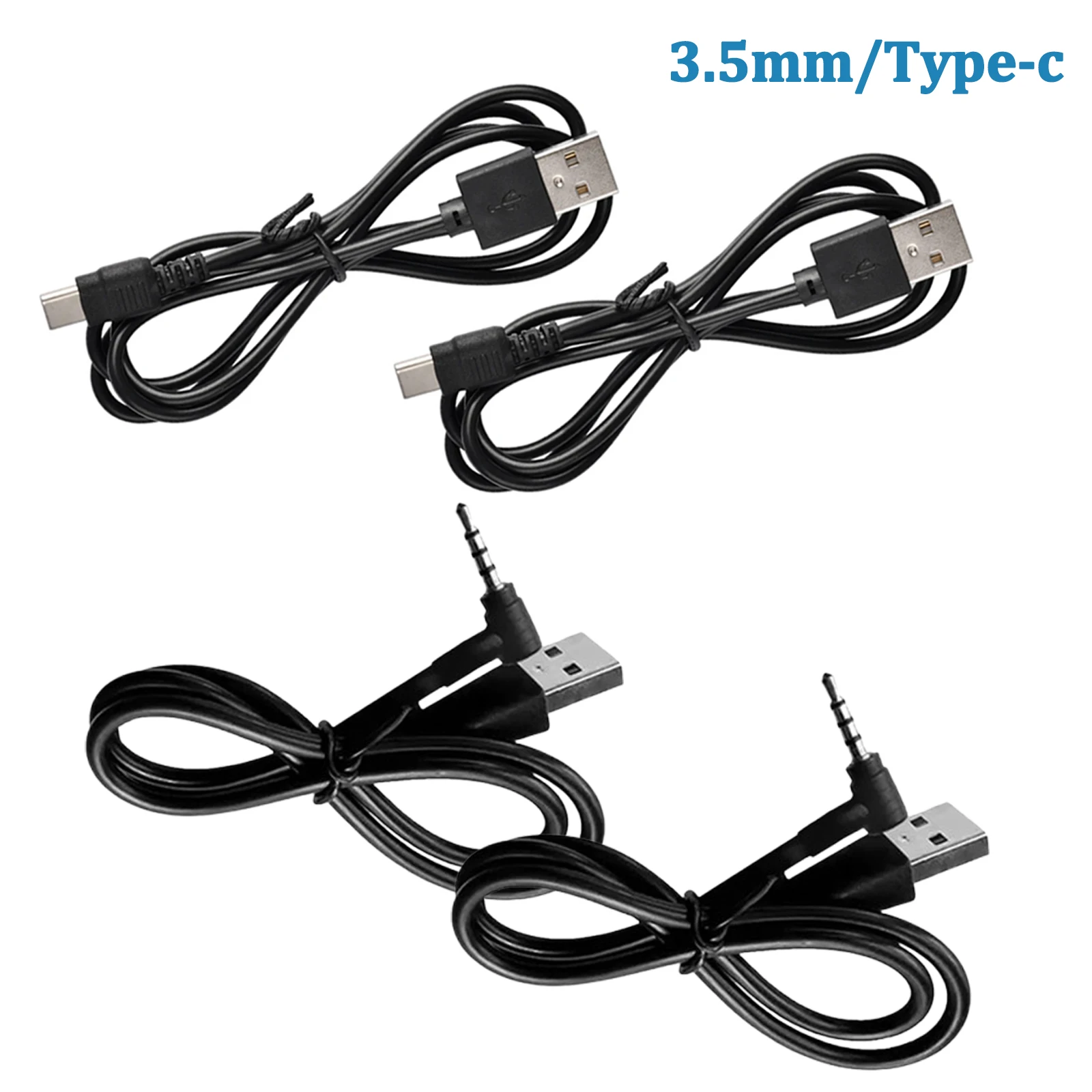 1/2/4PCS 3.5mm/Type-C EJEAS V6 PRO V4 PLUS Motorcycle Helmet Accessories USB Charge Cable for Vnetphone V6/V4 Bluetooth Intercom