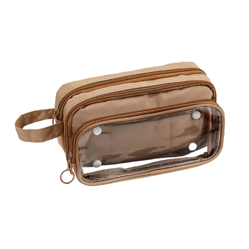 حقيبة قلم رصاص عالية السعة متعددة المقصورة قلم رصاص القلم القلم القلم منظمي قلم القلم.