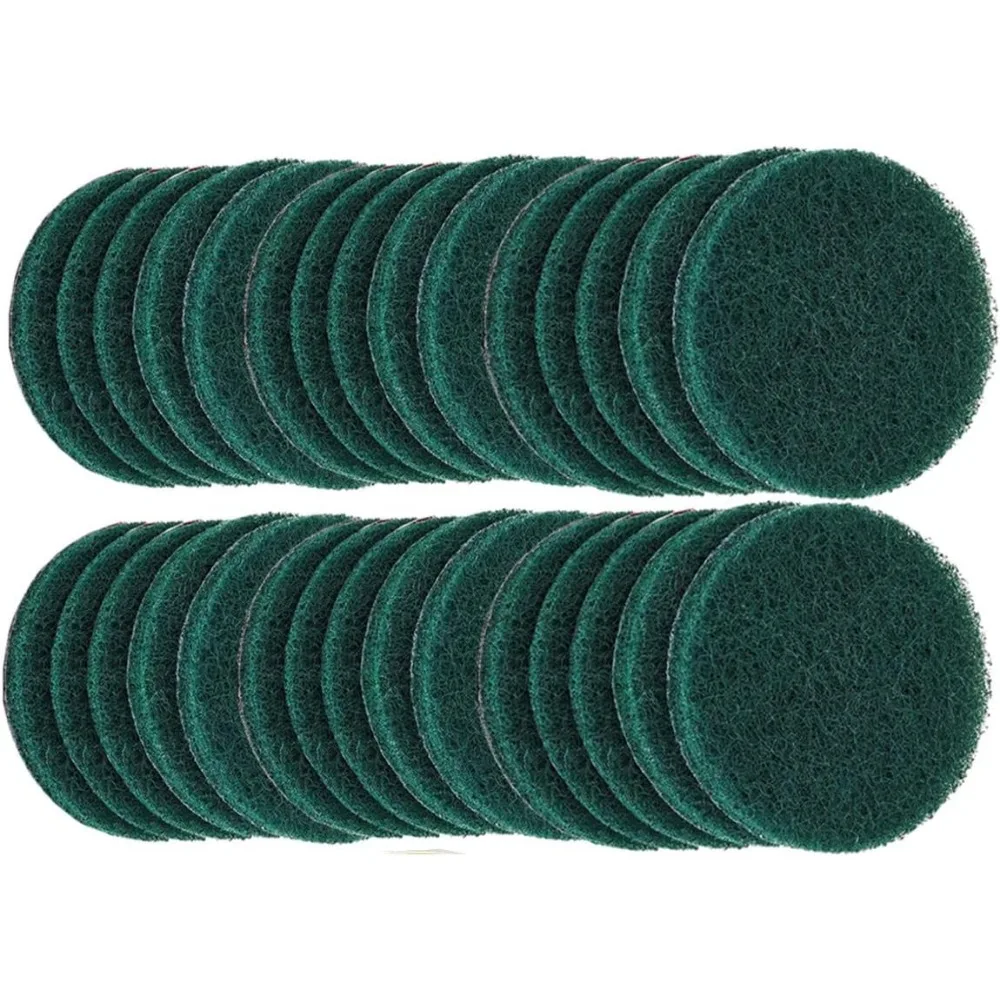 

30PCS 3 inch Scrubber Pads Headlight Restoration Kit VÉZAAR Scouring Pad Hook and Loop Car Hub Cleaning Auto Painting Polishing