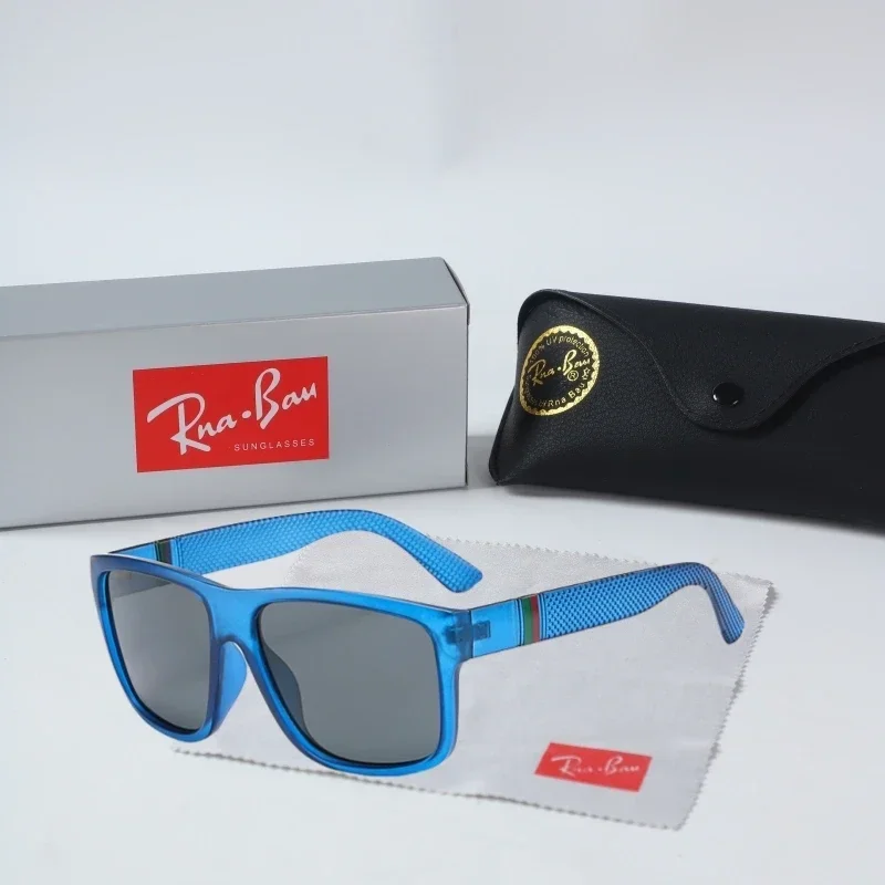 Verão proteção solar moda masculina condução polarizada óculos de sol ao ar livre casual óculos de sol retro grande quadro presentes masculinos