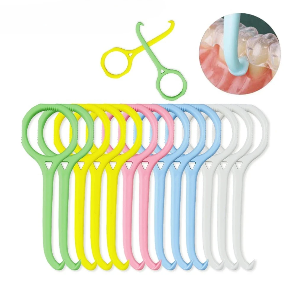 100 High-quality Orthodontic Disassembly Tool, Invisible and Detachable Tool, Cleaning and Care Plastic Hooks Remover Best Tools