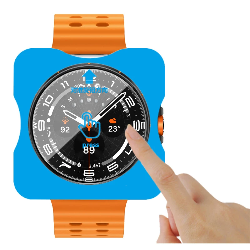 Tempered Glass Screen Protector For For Samsung Galaxy Watch 7 40mm 44mm With Alignment Film Tool Film For Galaxy Ultra 2025 LTE