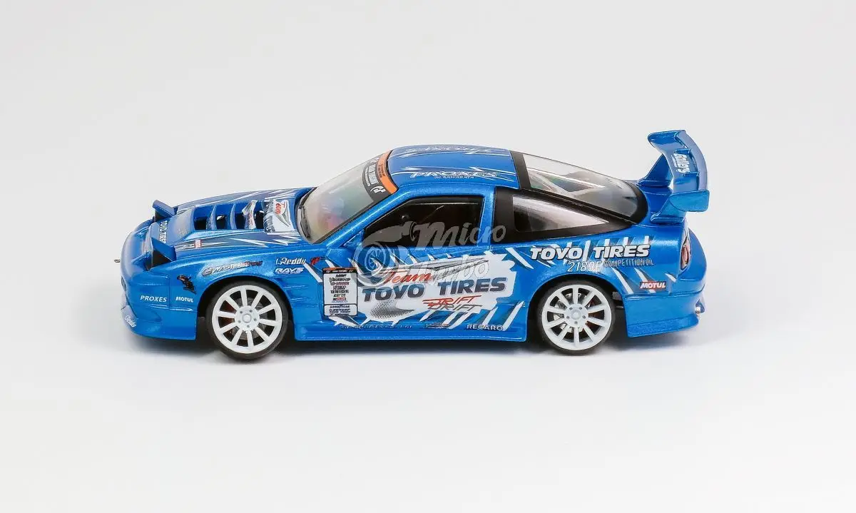 MicroTurbo 1/64 180SX TOYO Metallic Blue Color Diecast Stocks In 2023 Collection Gift Scale Modellauto