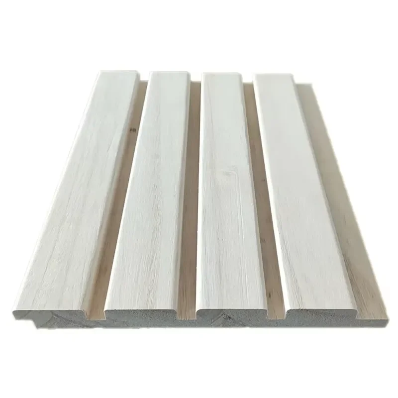 Paulownia Jointed Board Wood Wall Panel for Interior Decoration
