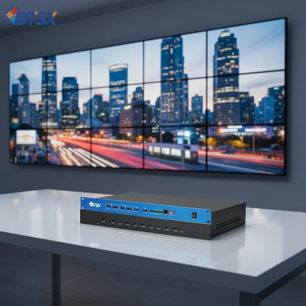 

4K60 4-In 18-Out FPGA Video Processor: Seamless Switching & Multi-Window Display for Command Centers, Meeting & Control Rooms