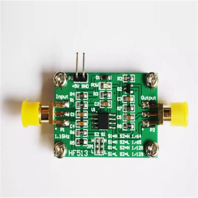 RF frequency divider module 1M~1100MHz 64 128 129 frequency division