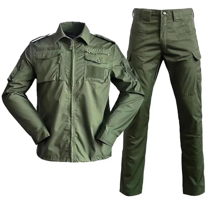 Outdoor Tactical Military Multi-pocket Camouflage Long Sleeve Suit Male Special Forces Hunting Training Combat Tactical Suit