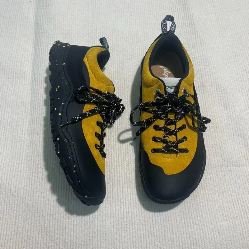 

Classic Brand Comfortable Anti Slip Trekking Sneakers Top Quality Wearable Outdoor Hiking Shoe Unisex Flat Bottom Climbing Shoe