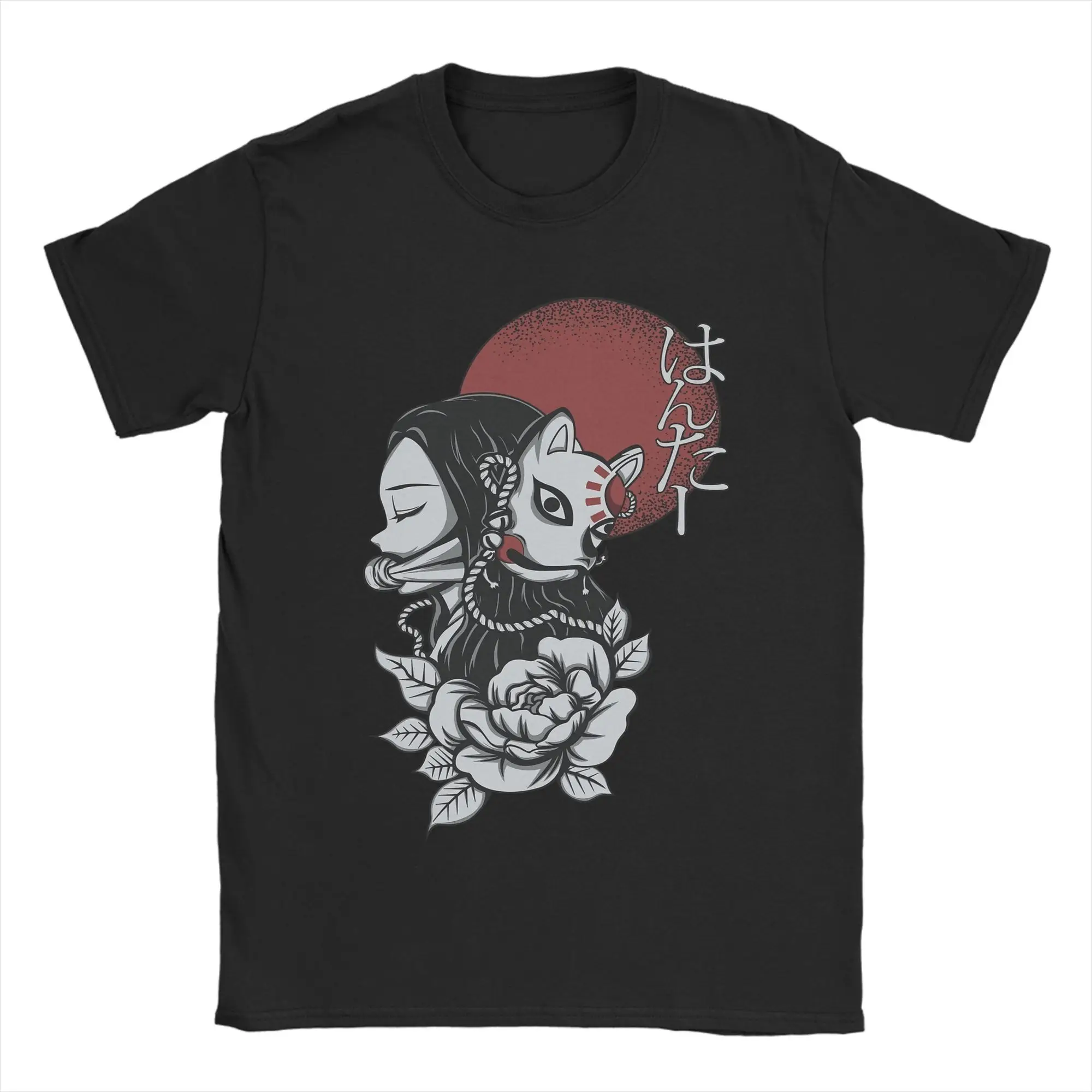 

Fun Nezuko Demon Slayer T-Shirts for Men Round Collar Cotton T Shirt Short Sleeve Tee Shirt Gift Clothing