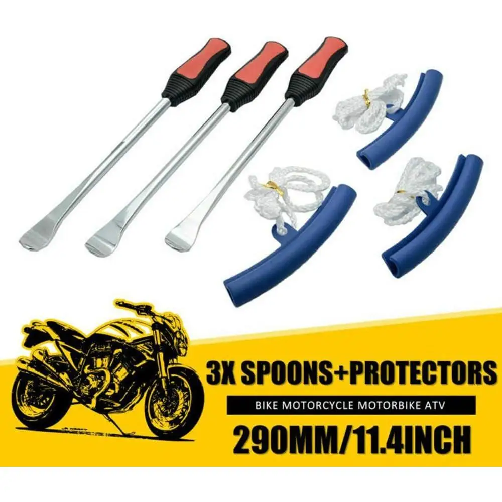 

Rim Protector Tire Changing Levers Tool Auto Spoon Tyre Kit Changing Lever Tools Motorbike Bicycle Professional Tire Repair Tool