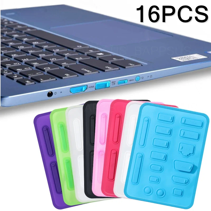 Soft Silicone Dust Plug Universal Notebook Laptop Dustproof Stopper Cap USB Dust Plugs Computer Interface Port Waterproof Cover