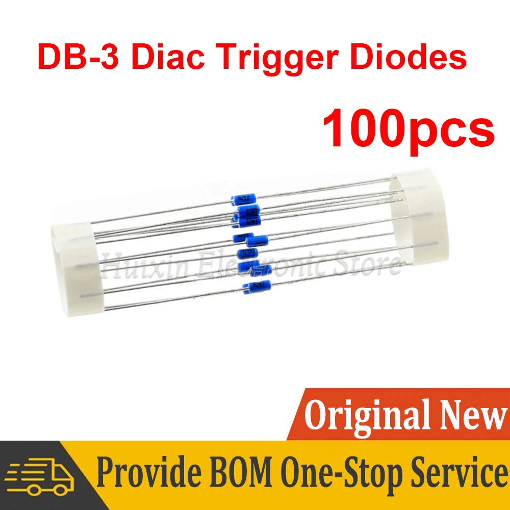 100pcs DB3 DB-3 Diac Trigger Diodes DO-35 DO-204AH High Quality NEW Orignal