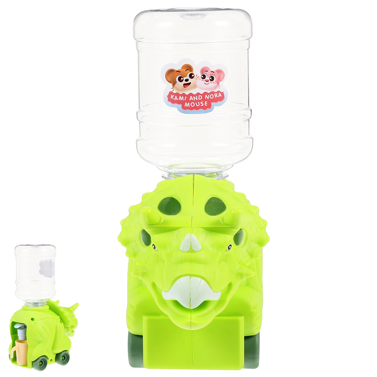 

Mini Dinosaur Water Dispenser Cartoon Cute Toy Taste Bright Color Fountain Plastic