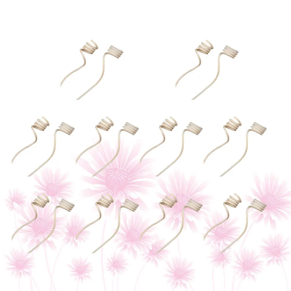 

20pcs replacement Sticks Spiral Head Natural Rattan Diffuser Reed 2Mm 25Cm Essential Oil Aroma Fragrance Air Freshener For Home