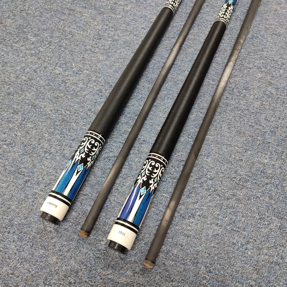 

STLFNew Design High-tech Fiber Shaft Handmade 13mm Tip Leather Grip or Wire Line Grip Option Carbon Graphite Billiard Pool Cue S