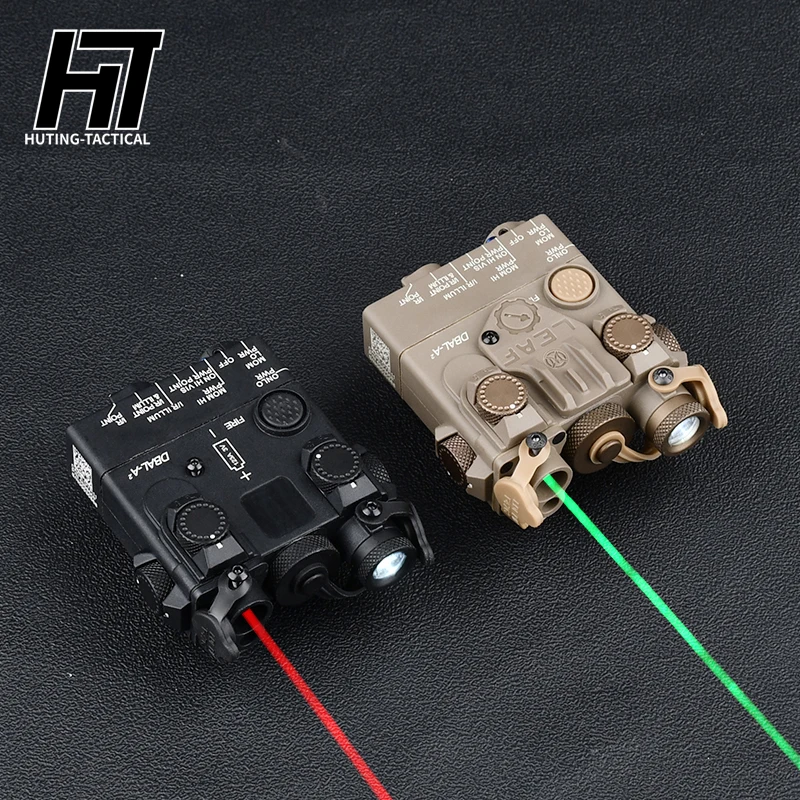 

WADSN Airsoft Tactical DBAL A2 Laser Red dot Green Blue Indicator IR Lens LED White Light Strobe Hunting Weapon Flashlight