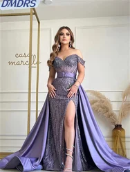 Robe de Bal Classique en Satin, Sexy, à Paillettes, Élégante, Longueur au Sol, pour Patients, Éducative, 2024