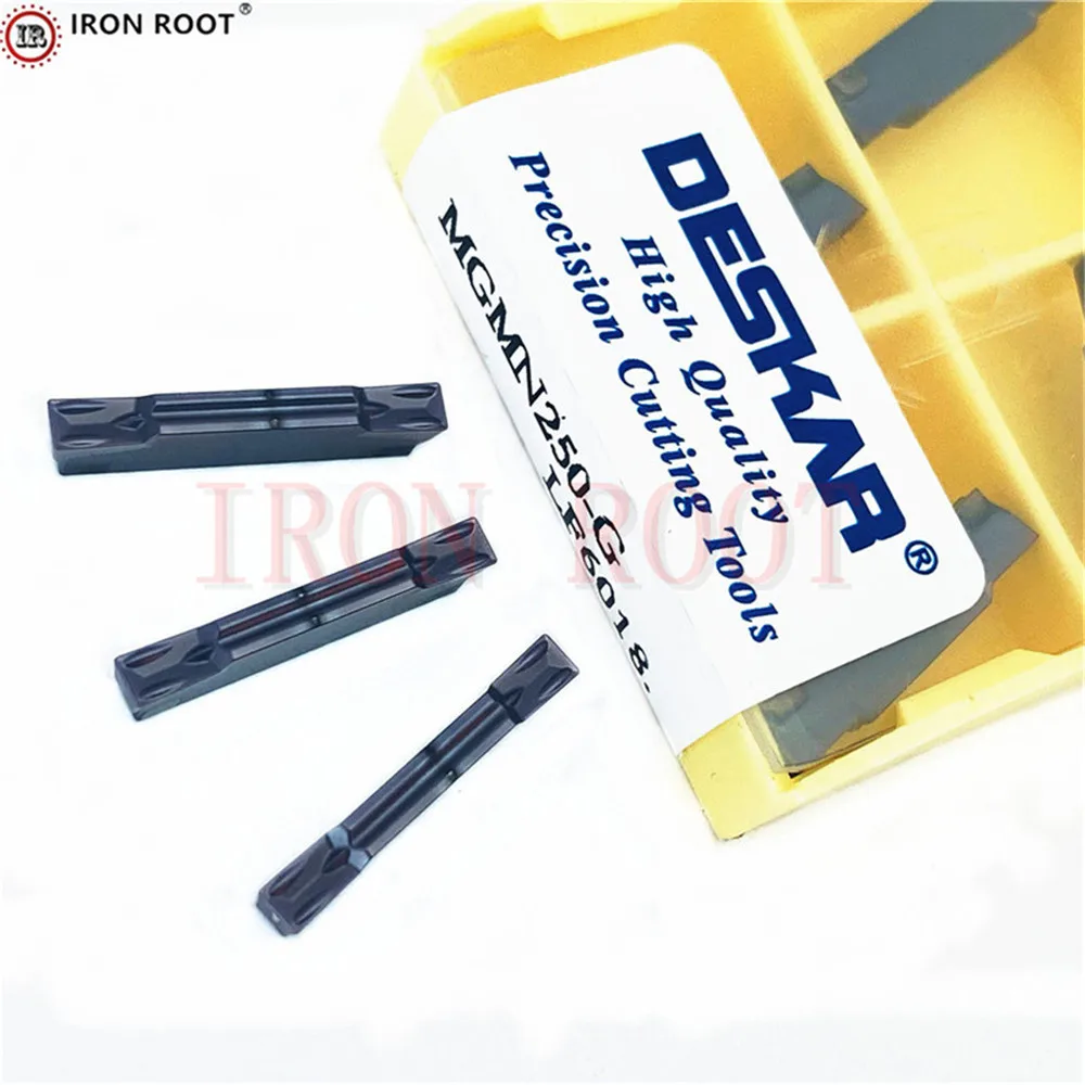 

DESKAR Grooving Carbide Insert MGMN150 - MGMN600- M LF6018 CNC Lathe Turning Tool For Stainless Steel, MGEHR/L Tool Holder