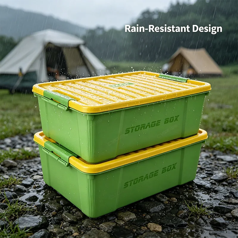 EKOA 2  and4 Pack 35L/36QT Heavy Duty Storage Bins with Lid, Stackable Plastic Storage Bins  for Garage, Closet, Shelf,