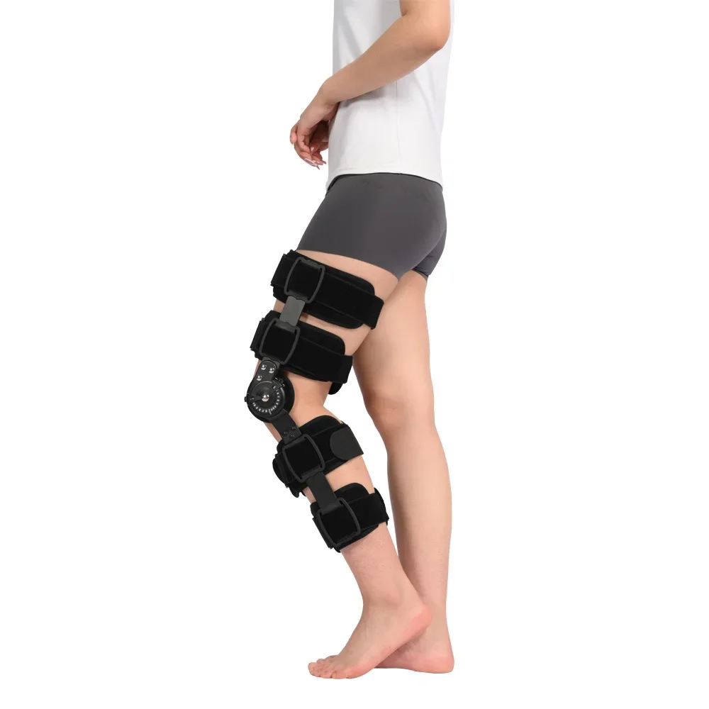 

Adjustable Knee Barace Hospital Knee Brace for Patella Injury Postoperative Fixed Brace Knee Joint Rehabilitation