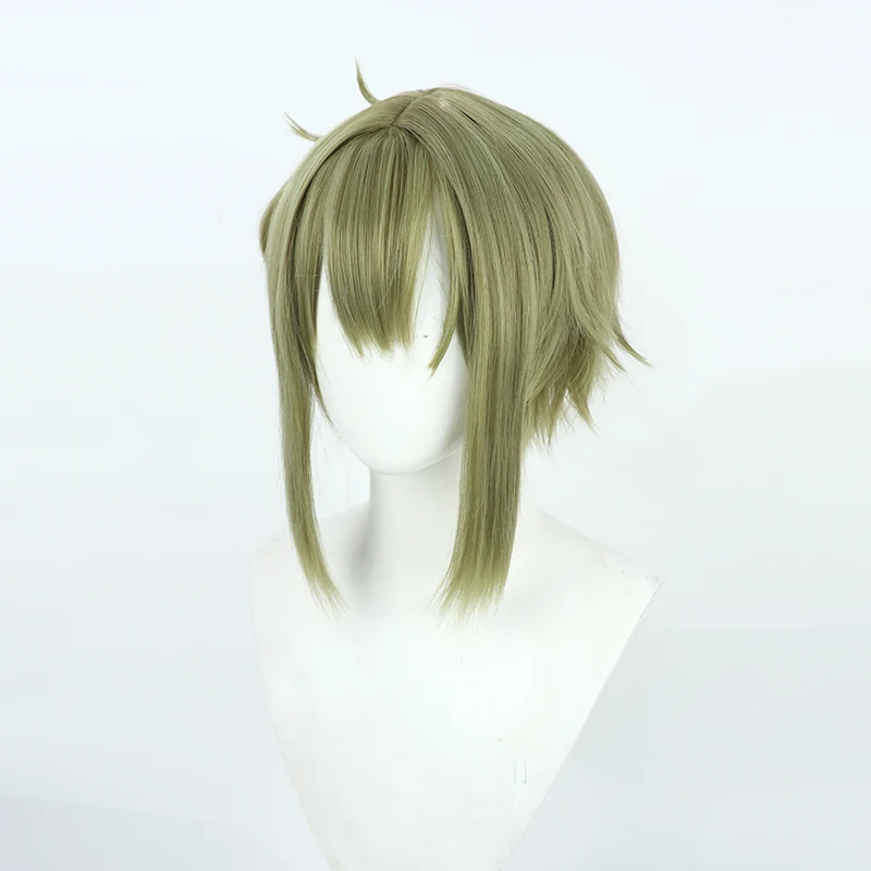 أنيمي الساحرة من ميركوري إيلان سيريس شعر مستعار تأثيري هالوين كرنفال الدعائم الطرف الشعر الاصطناعية ألياف مقاومة للحرارة + غطاء شعر مستعار #3