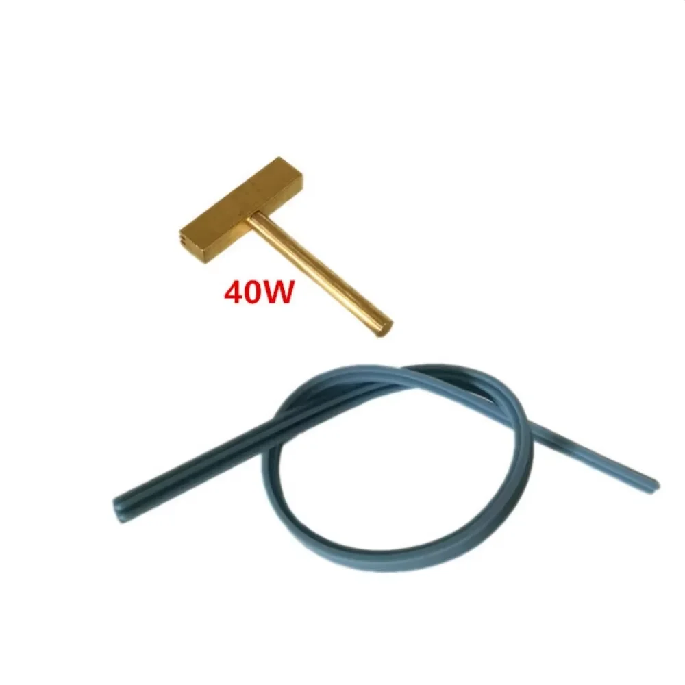 

40W T-Shape Soldering Iron Tip + Heat Resistant Silicon Stripe Kit for LCD Screen Flex Cable Repair
