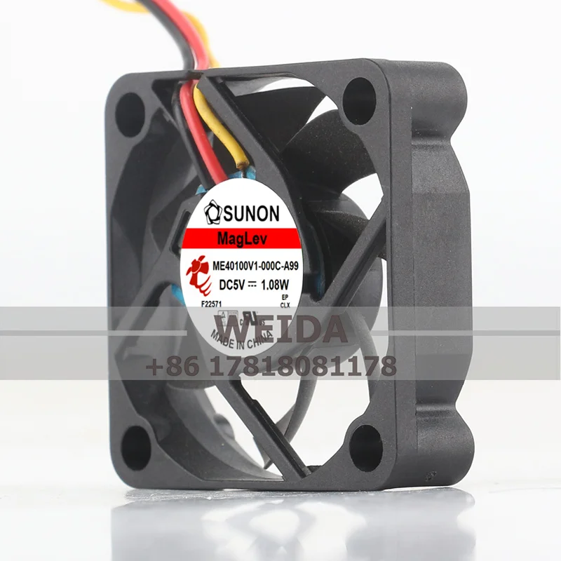 New original SUNON ME40100V1-000C-A99/G99 4010 5V 1.08W 4cm silent chassis cooling fan 40*40*10mm