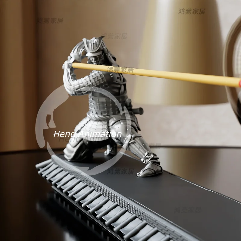 

Samurai Sword Figurine Creative Samurai Traditional Chinese Style Collectible Figurine Collector's Item Gift