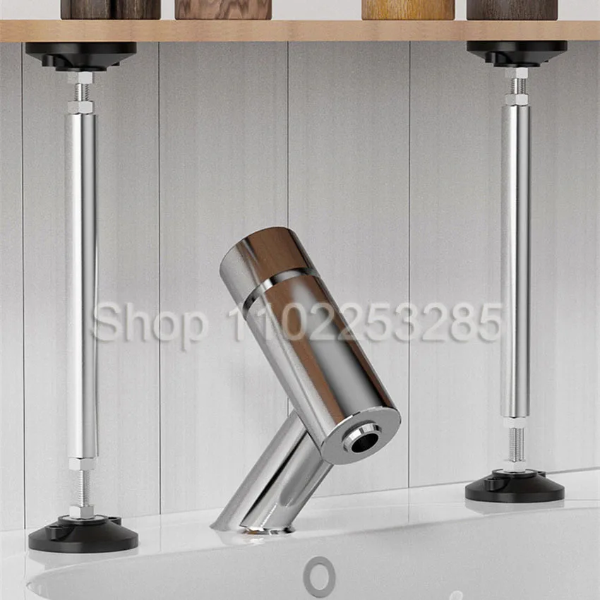 Bathroom Cabinet Door Install Support Frame Jack Positive Negative Screw Adjusting Rod Telescopic Lifting Tools Labor-Saving Arm