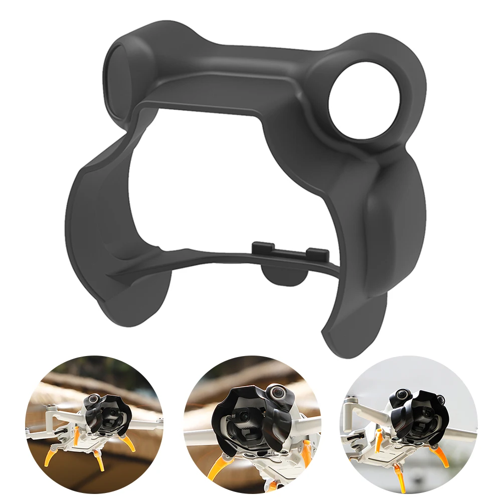 Enhanced Protection Lens Hood Precise Molded Fit Sunshade Lens Protector Excellent Light Blocking Lens Hood for  Mini 4 Pro