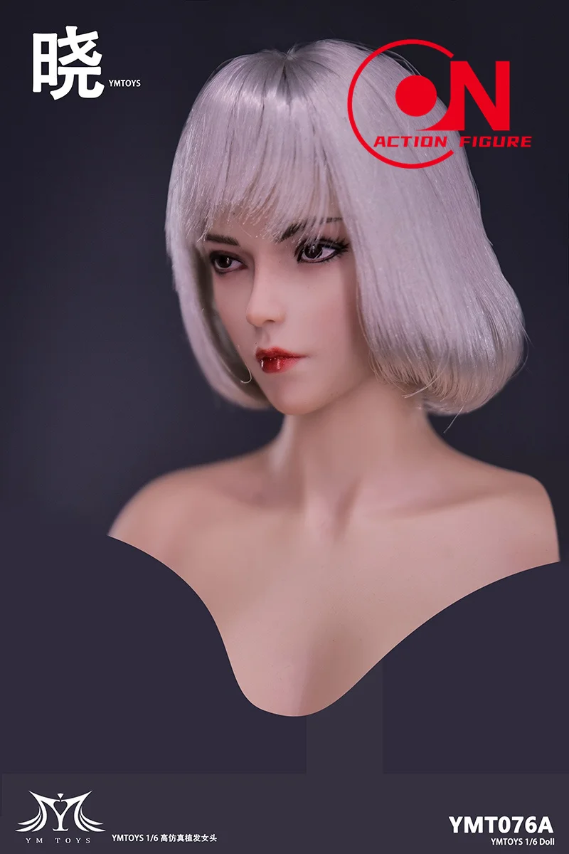 YMTOYS YMT076 1/6 مقياس فتاة باردة شياو رئيس نحت نحت نموذج صالح 12 ''TBL JO أنثى الجندي عمل الشكل الجسم #3