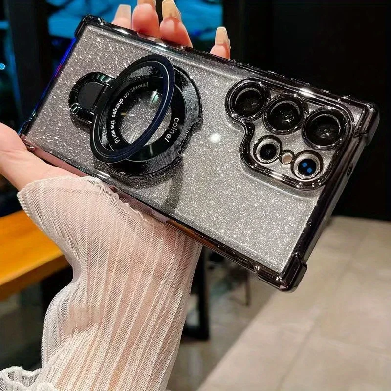 삼성 갤럭시 S25 S24 플러스 S23 FE S22 참고 20 울트라 렌즈 보호 마그네틱... - 2