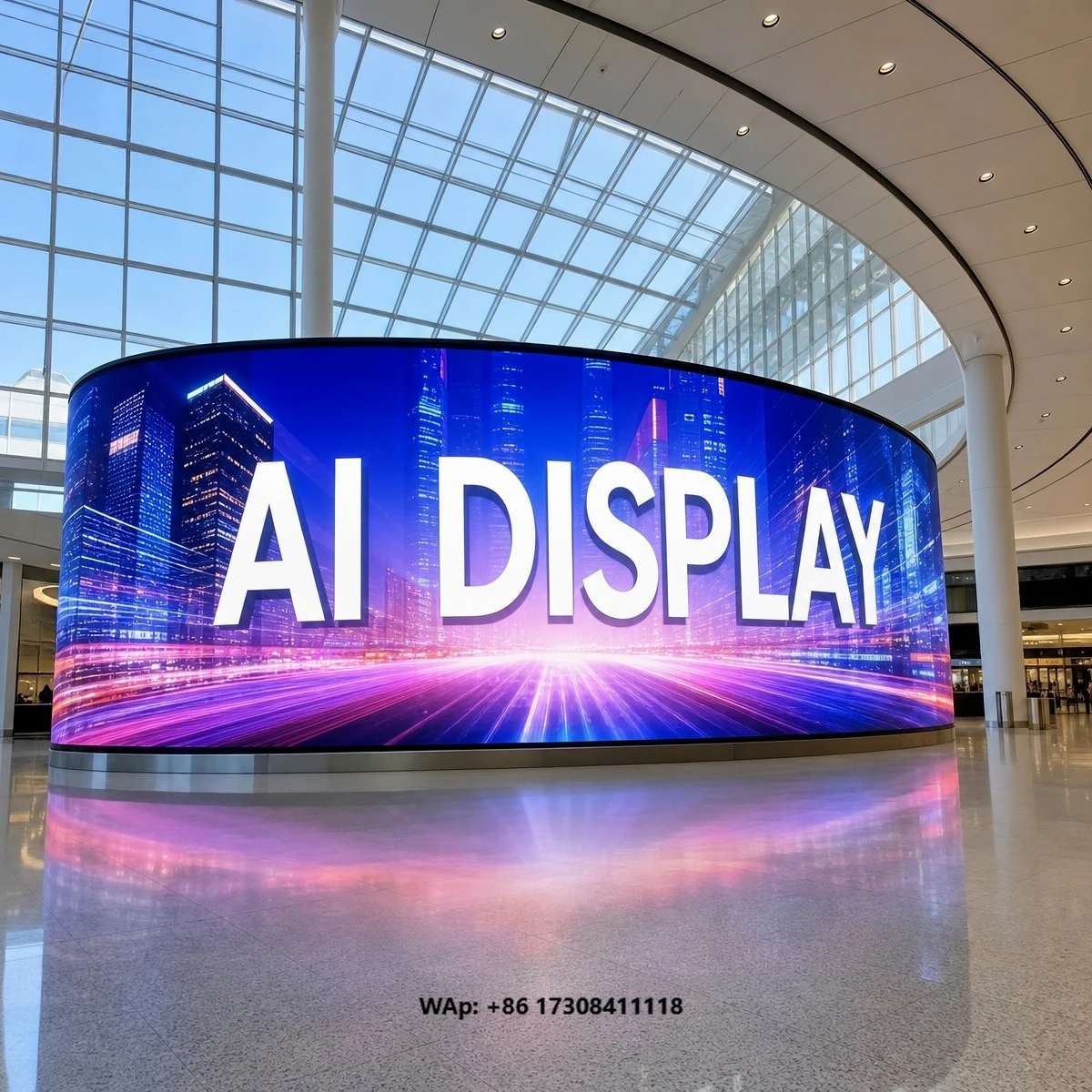 Flexible Curved LED Display Screen Creativity Video Wall P1.8 P2 Soft Panel 1000nits Anti-glare Indoor Public Venues 8K 7680Hz