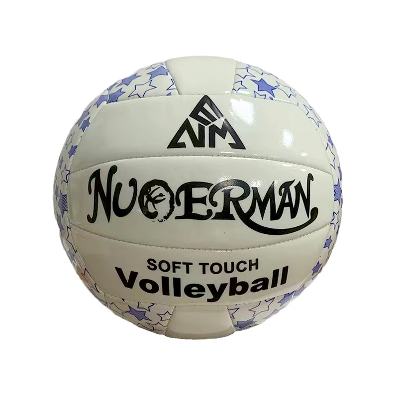 Size 5 Volleyball Reflective Night Glowing Training Match Ball Adults Birthday Gift PU Machine-sewn Volleyball Training Ball