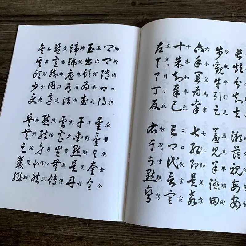 A caligrafia cursiva de wang xizhi copybook copiar escova iniciante libros livros arte