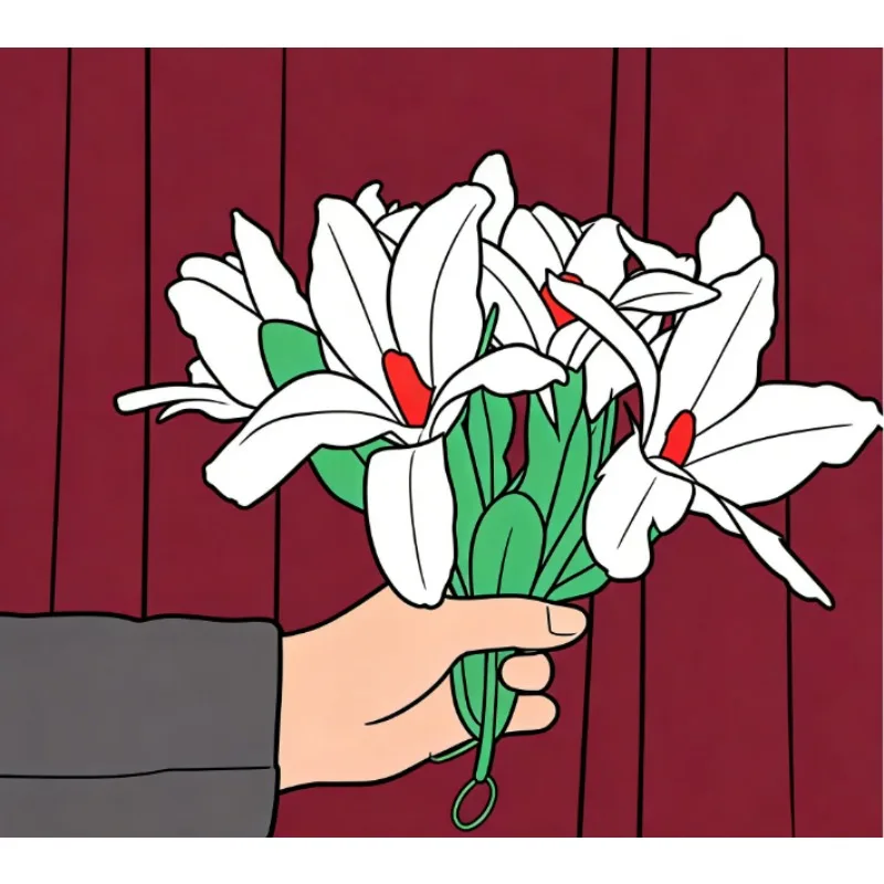 

Магический трюк с букетом из белых цветов в рукаве – Букеты из перьев, появляющиеся из рукава, сценическая иллюзия, реквизит